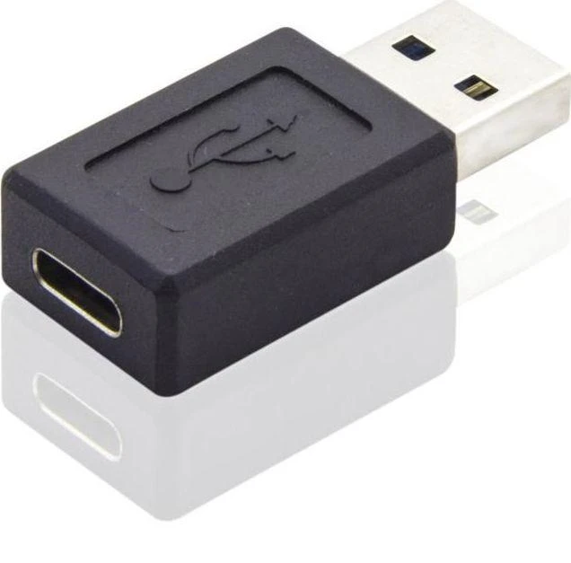 USB-C į USB-A adapteris, juodas