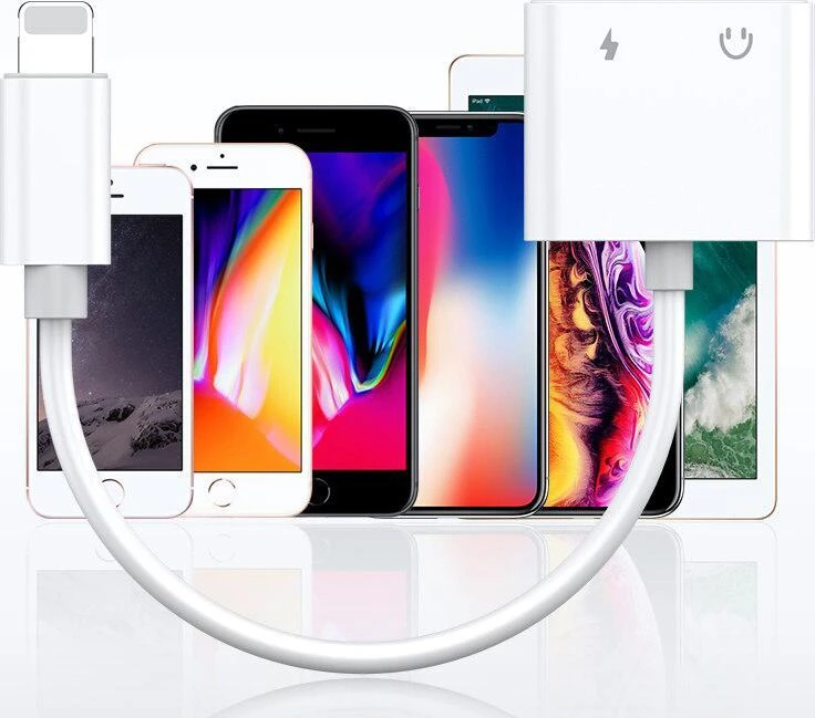 Przejściówka „Lightning“ lizdo adapteris „iPhone 7 8“ x adapteris -e405