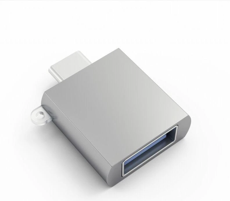 Adapteris USB Satechi USB-A - USB-C Sidabrinė (ST-TCUAM)