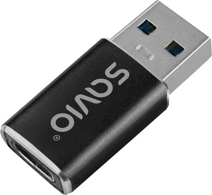 Savio Adapteris USB-C 3.1 (F) – USB-A 3.1 (M) AK-81