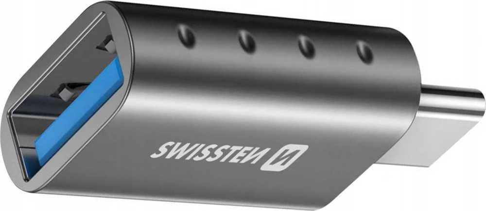 Swissten Adapteris USB Sourcing USB-C - USB Sidabrinė (55500100)