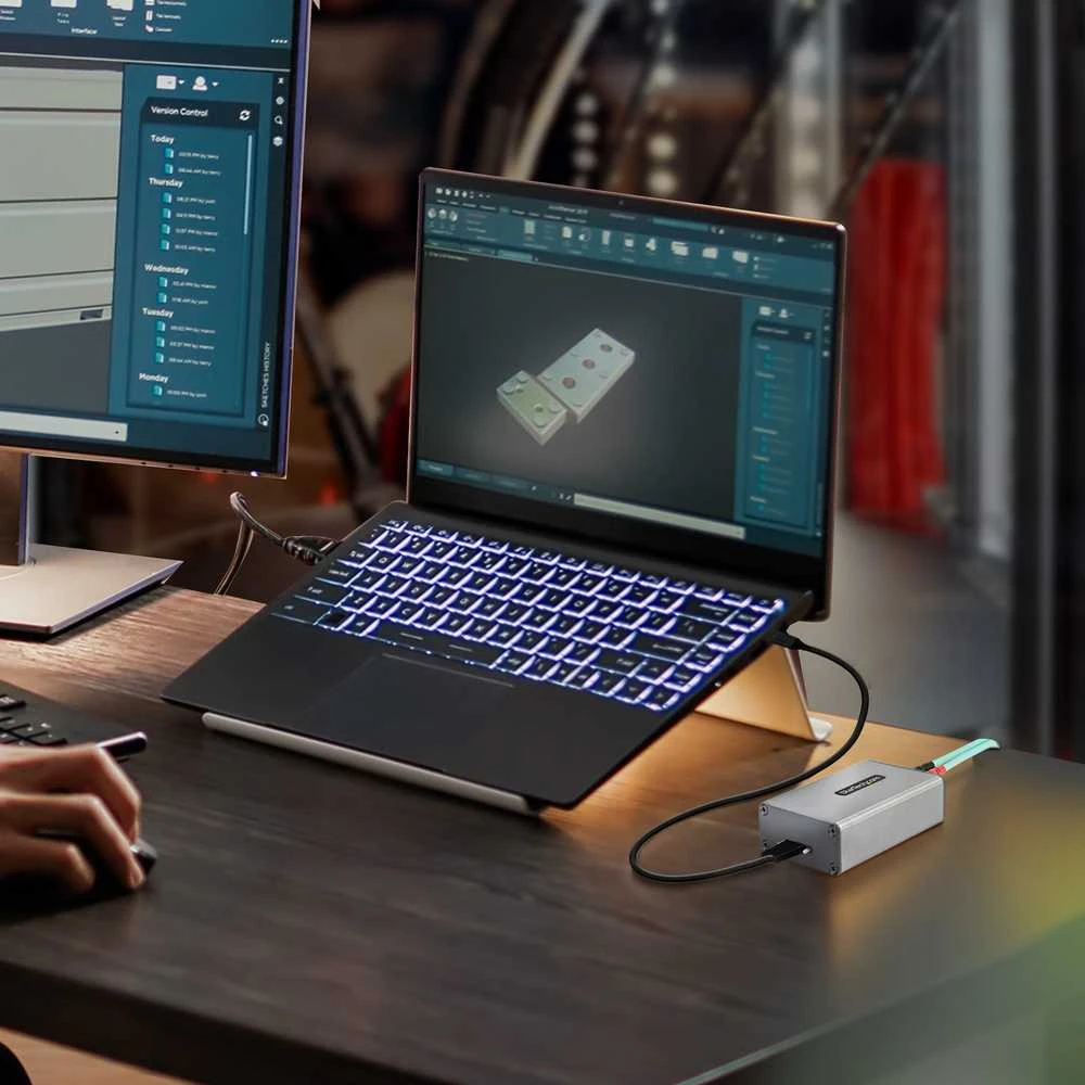 StarTech Adap 2 prievadų USB 3.0 plėstuvas LWL 350m AV signalo perdavimo sistema