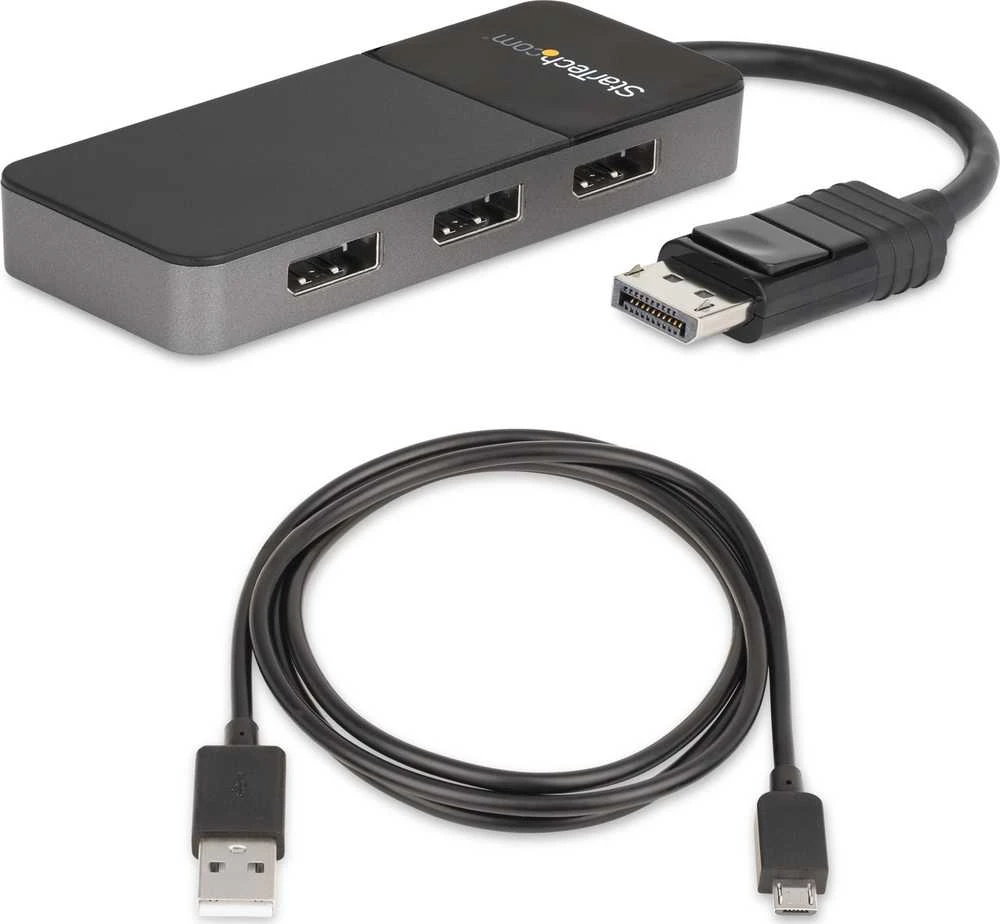 StarTech 3 PORT DISPLAYPORT 1.4 MST HUB/3 X 4K - FOR WINDOWS - DP 1.4