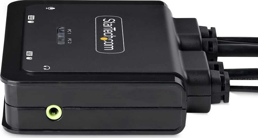 Jungiklis StarTech Cable StarTech KVM 2 prievadų USB-C DP jungiklis 4K