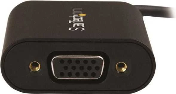 Adapteris USB StarTech USB-C - VGA Juodas (CDP2VGASA)