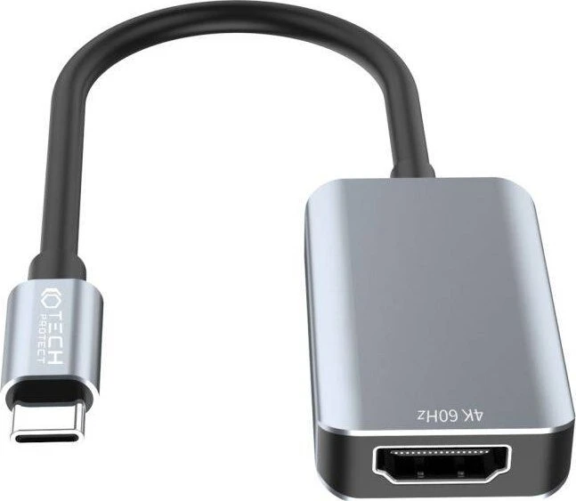 Adapteris USB-C į HDMI 4K Tech-Protect Ultraboost juodos spalvos