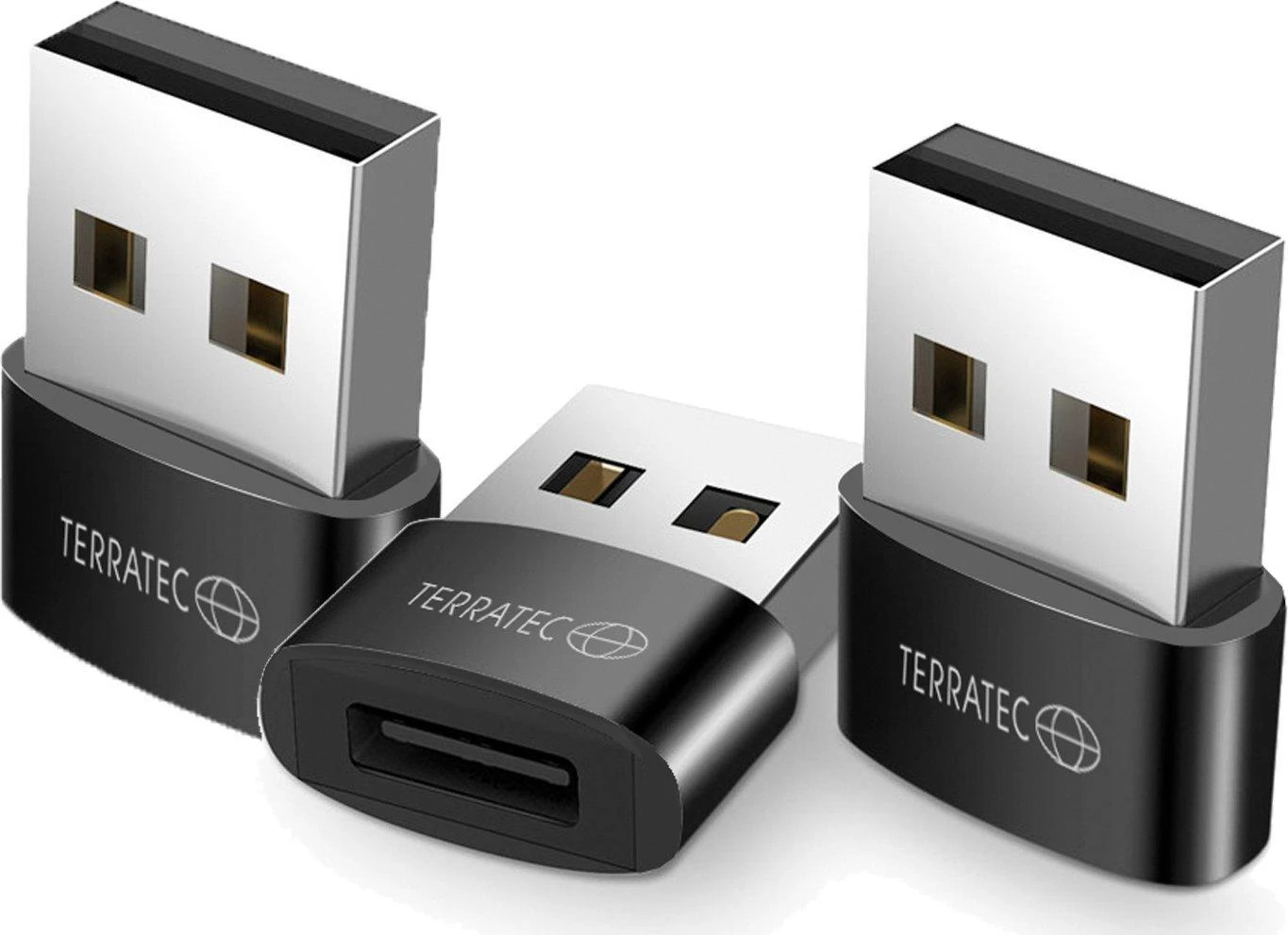 Adapteris USB TerraTec C20 USB-A - USB-C Juodas (AP-387733)