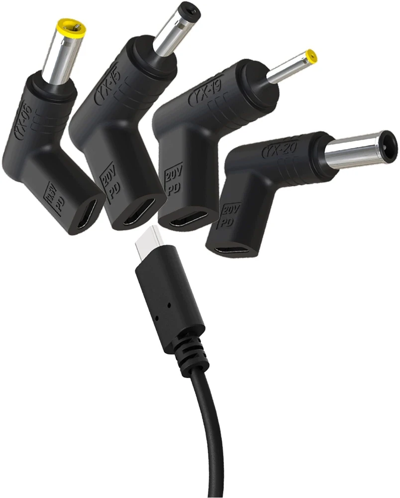 USB adapteris TnB USB-C Pd adapterių rinkinys 4x adapteris, skirtas Asus 90w Yx-20 Yx-19 Yx-15 Yx-06 / Chtipas (SB12256)
