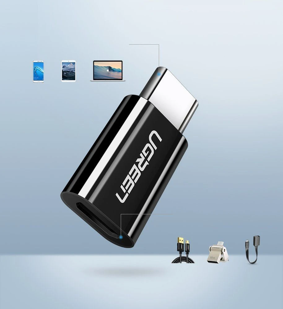 Mikro USB - USB-C adapteris UGREEN US157