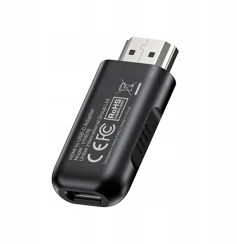 UNITEK HDMI ADAPTERIS - USB-C HDR/HDCP 4K60HZ V/F