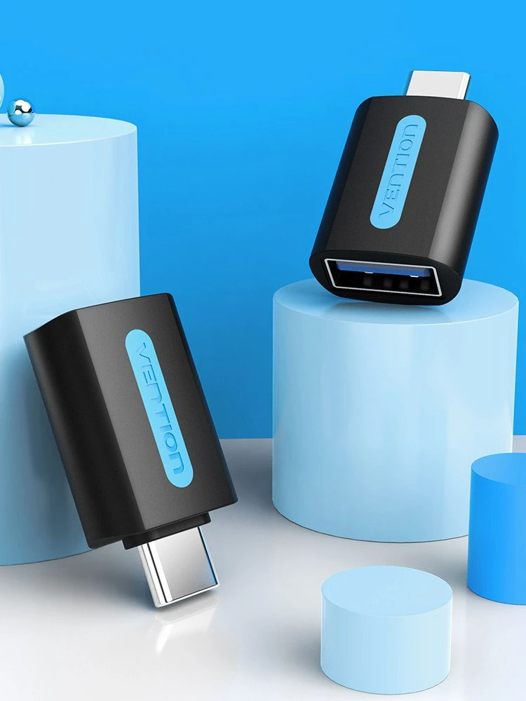 Vention USB adapteris CDUB0, USB-C kištukinis USB 3.0 lizdas (juodas)