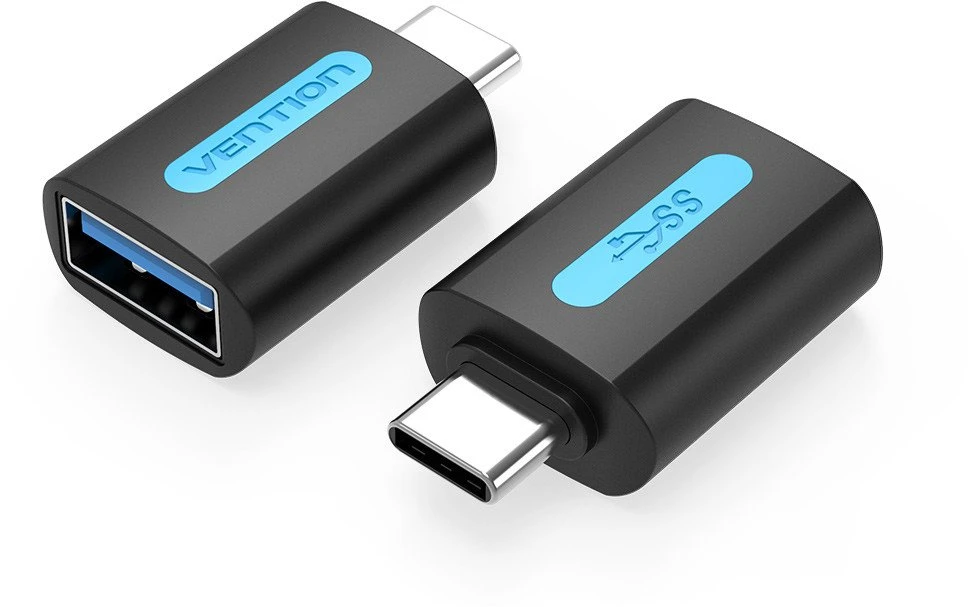 Vention USB adapteris CDUB0, USB-C kištukinis USB 3.0 lizdas (juodas)