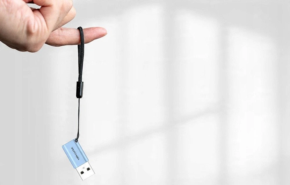 Vention USB adapteris CUAH0, USB-A 3.1 kištukinis USB-C lizdas (pilkas)