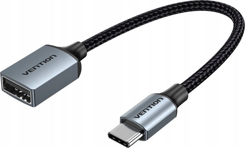 Vention USB 3.0 kištukinis USB lizdas OTG kabelis 0.15 m ventiliacija CCXHB (pilkas)