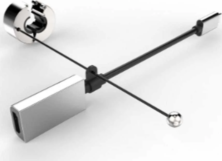 VivoLink Pro USB-C adapteris su tvirtinimo žiedu