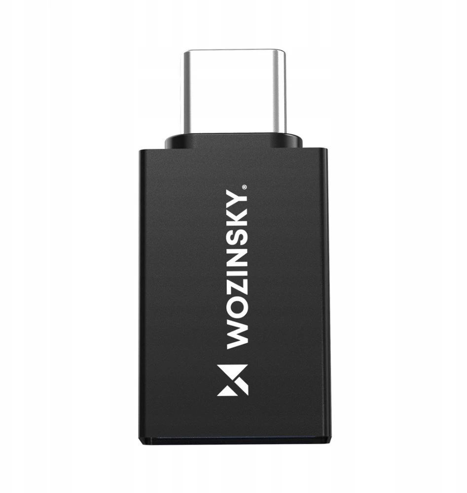 Wozinsky W10GY1S USB-C – USB-A 3.2 10Gb/s Adapteris – juodos spalvos