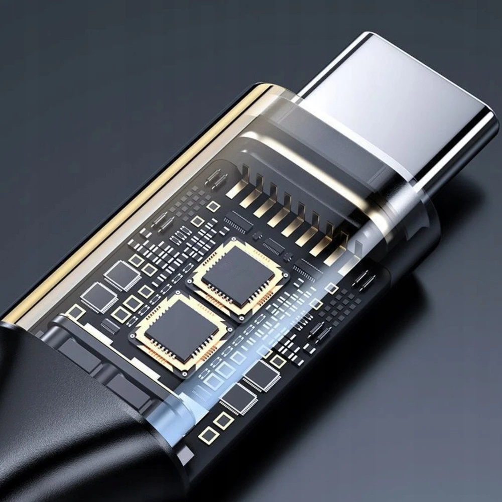 Wozinsky WACM-01 USB-C Adapteris - 3.5mm Mini Jack - Juodas