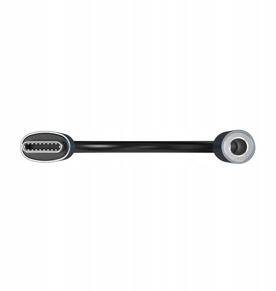 Wozinsky WACM-01 USB-C Adapteris - 3.5mm Mini Jack - Juodas