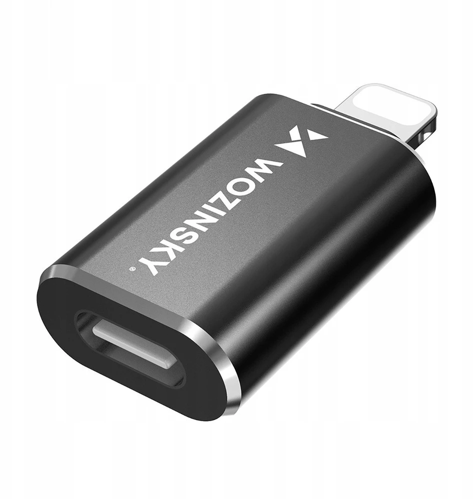 Wozinsky WALC-01 Lightning į USB-C adapteris - Juodas