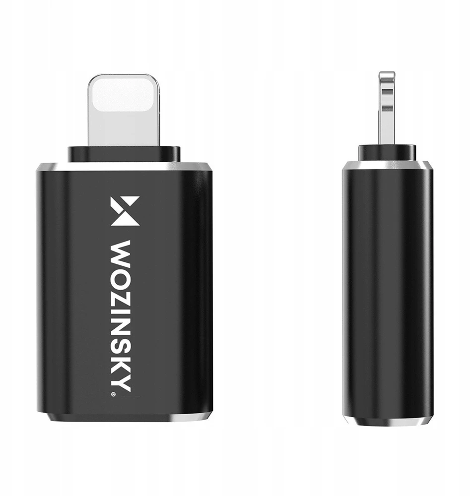 Wozinsky WALC-01 Lightning į USB-C adapteris - Juodas