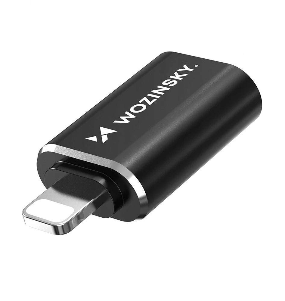 Wozinsky WALC-01 Lightning į USB-C adapteris - Juodas