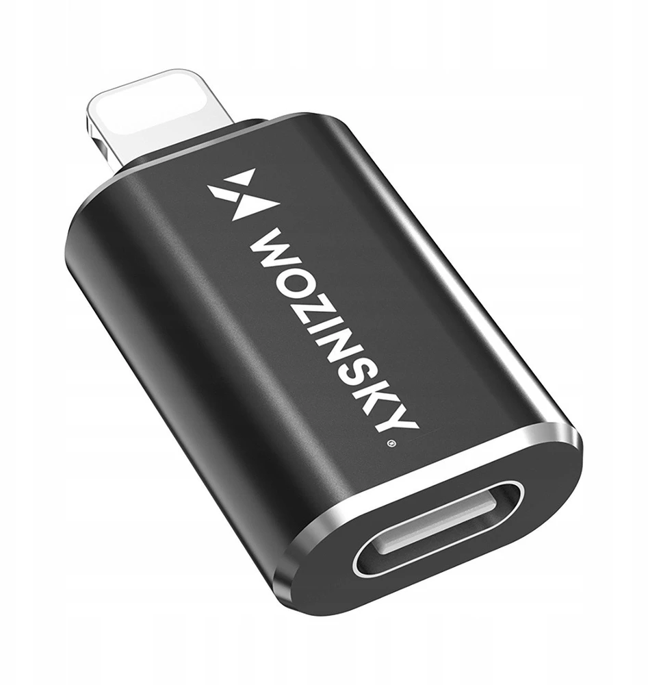 Wozinsky WALC-01 Lightning į USB-C adapteris - Juodas