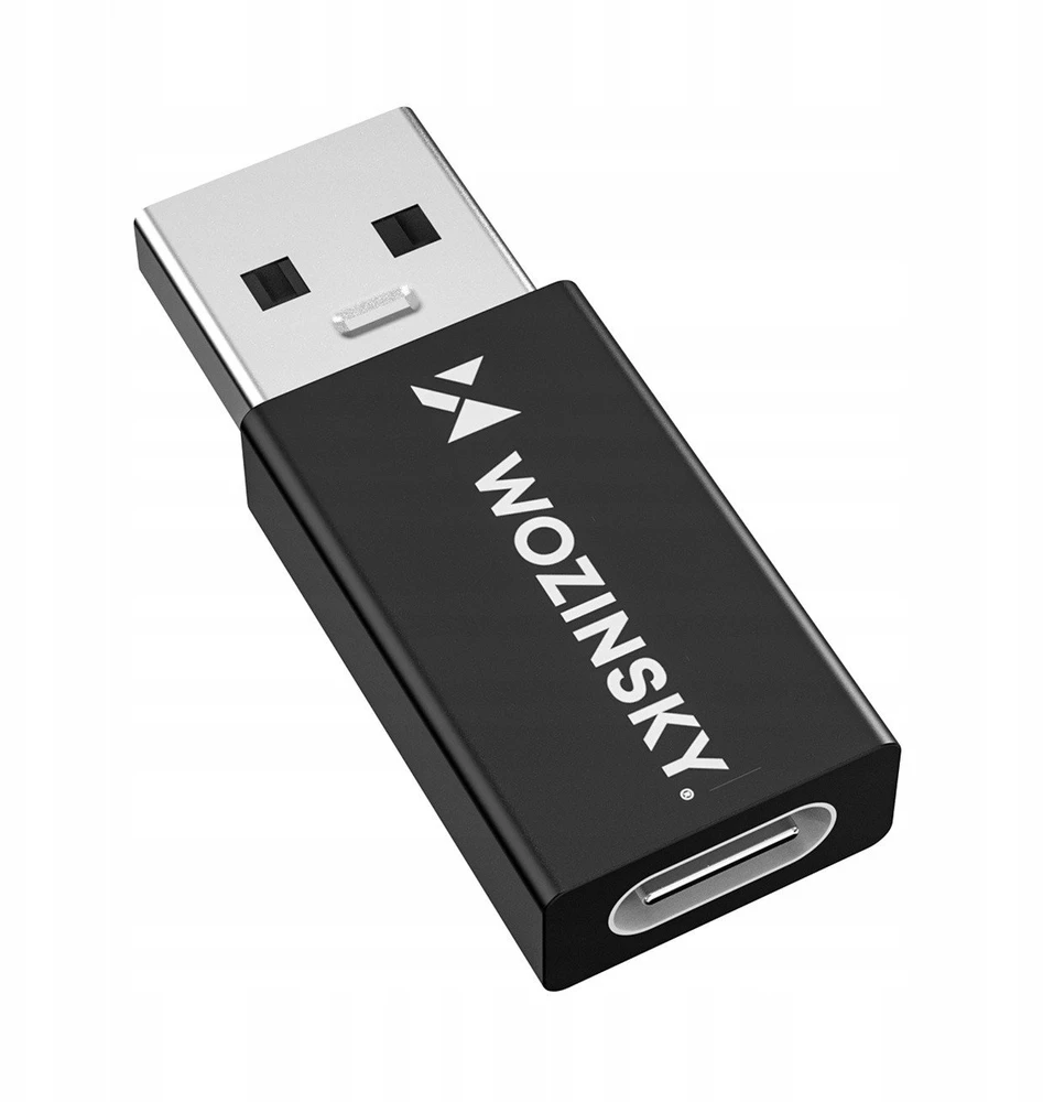 Wozinsky WAAC-01 USB-A - USB-C OTG Adapteris - Juodas