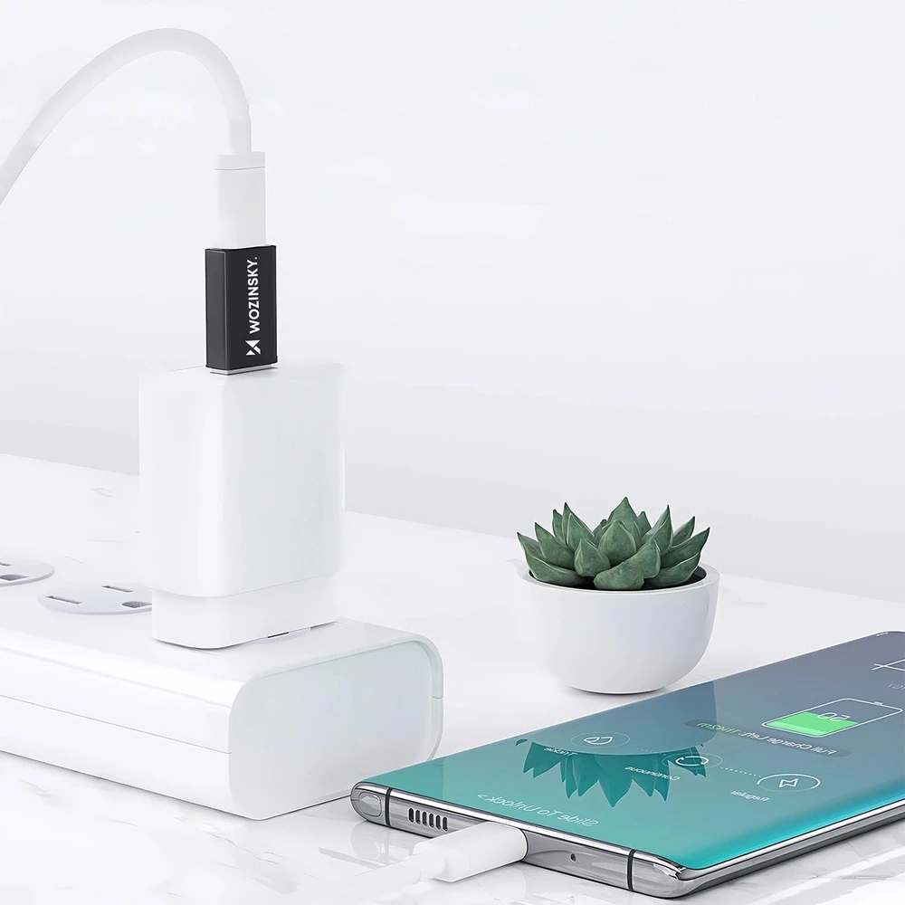 Wozinsky WAAC-01 USB-A - USB-C OTG Adapteris - Juodas