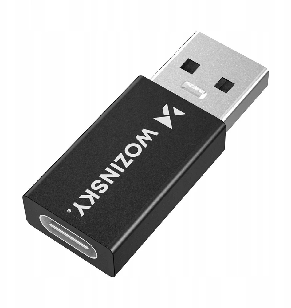 Wozinsky WAAC-01 USB-A - USB-C OTG Adapteris - Juodas