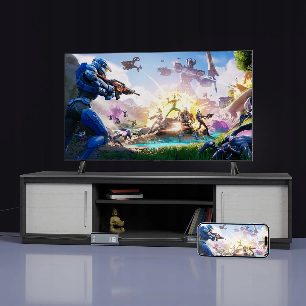 Wozinsky WACH-01 USB-C - HDMI 4K 60Hz Adapteris - Juodas
