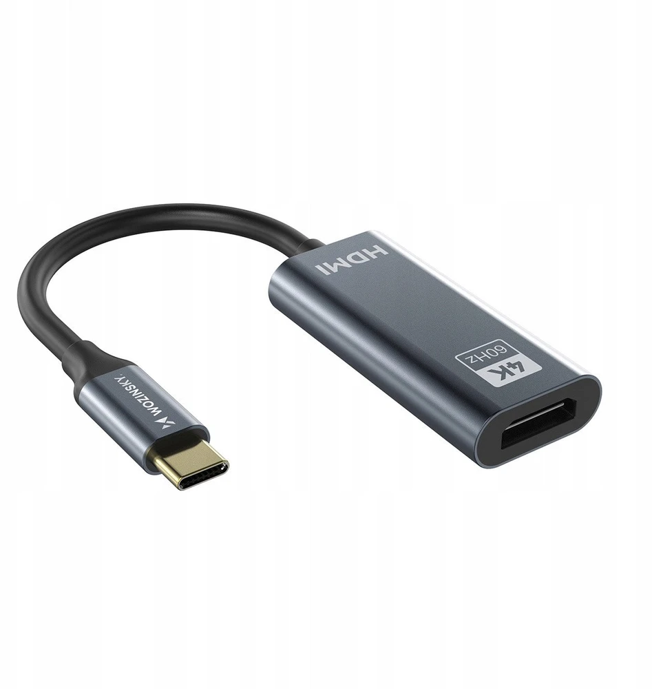 Wozinsky WACH-01 USB-C - HDMI 4K 60Hz Adapteris - Juodas