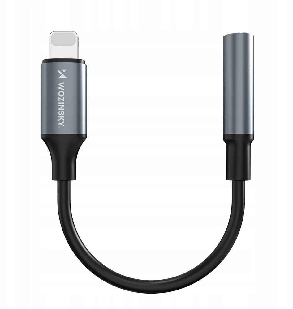 Wozinsky WALJ-01 Lightning adapter - 3.5mm mini jack - juodas