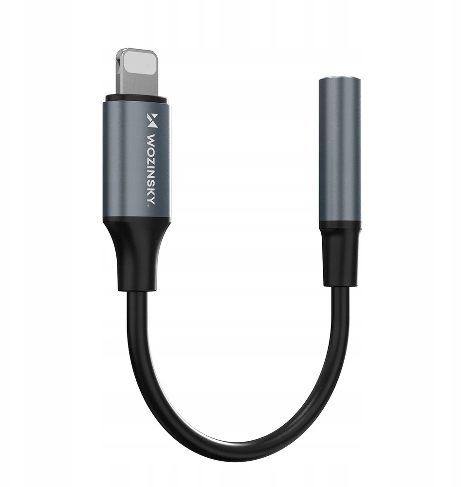 Wozinsky WALJ-01 Lightning adapter - 3.5mm mini jack - juodas
