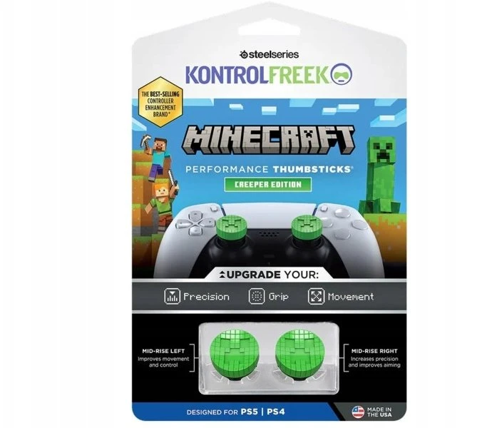 Kontrol Freek „Minecraft Creeper Edition“ miniatiūrų dangteliai, skirti PS5 (2200-PS5)