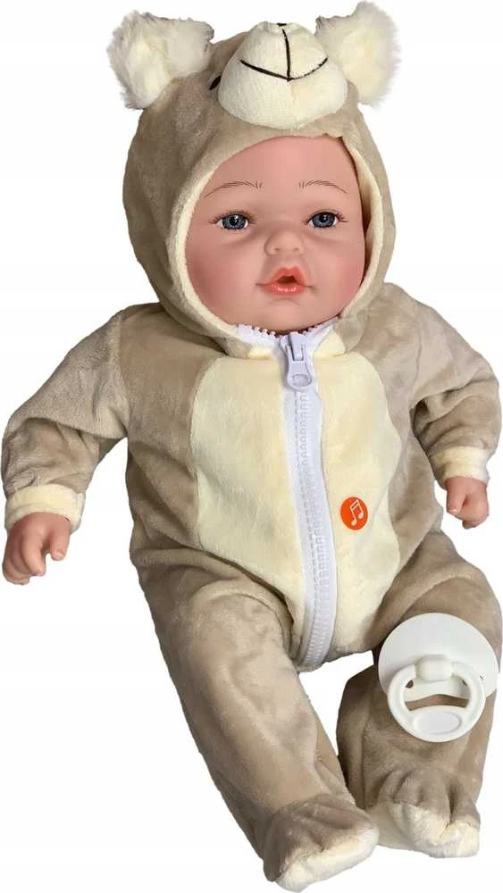 Adar Baby lėlė su lenkišku garsu meškiuko kostiumu 580459