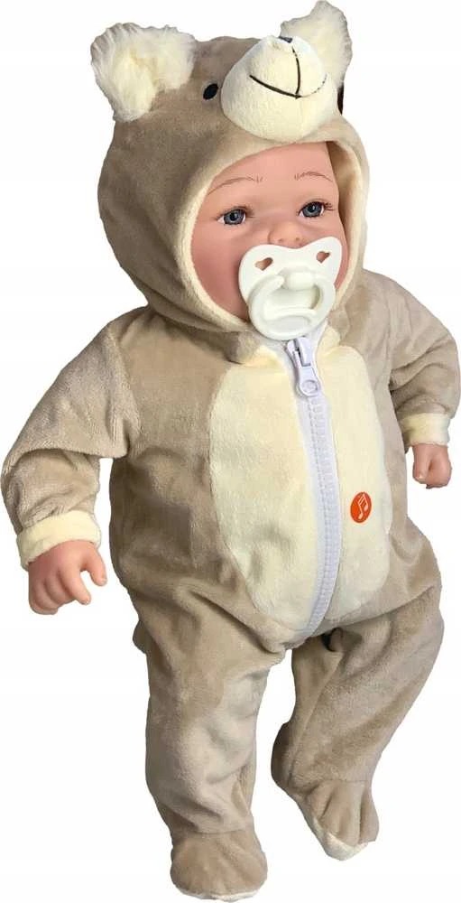 Adar Baby lėlė su lenkišku garsu meškiuko kostiumu 580459