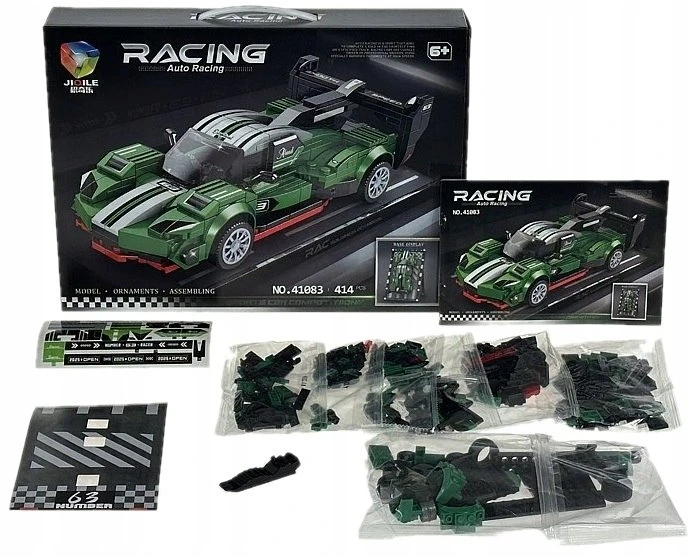 Adar Klocki auto sportowe 414elem 30703