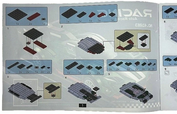 Adar Klocki auto sportowe 414elem 30703