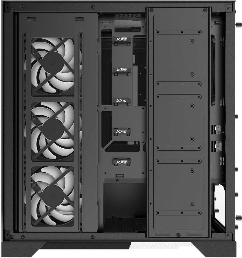 ADATA XPG Invader X ATX Midi Tower juodas 4x120mm ARGB Glas USB C