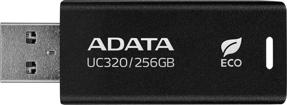 ADATA USB atmintinė UC320 256GB USB3.2-A Gen1 juoda