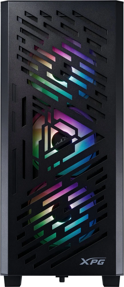 ADATA XPG LANDER 501 korpusas, vidutinio dydžio bokštas, be maitinimo bloko, 4x 120 mm ARGB ventiliatoriai, juodas