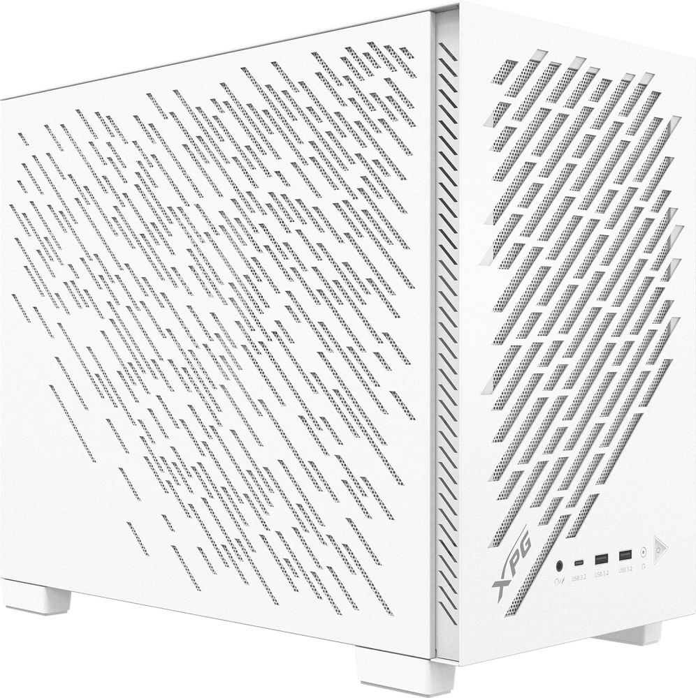 Adata Xpg „XPG VALOR AIR NANO“ (ITX) „Midi Tower“ baltas mažmeninės prekybos produktas
