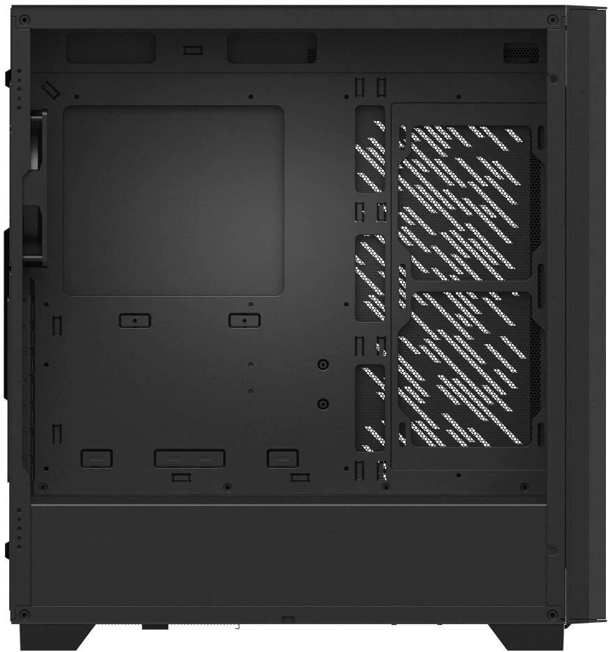 ADATA XPG VALOR AIR PRO korpusas, ATX, permatomas šoninis skydelis, 4x 120 mm ARGB ventiliatoriai, juodas