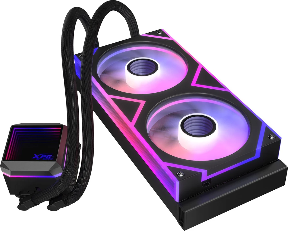 XPG LEVANTE II 240 aušintuvas su RGB apšvietimu