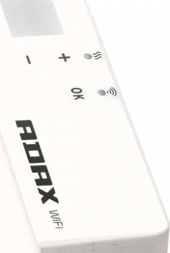 Adax Elektrinis radiatorius CLEA H L WiFi Juodas szkło