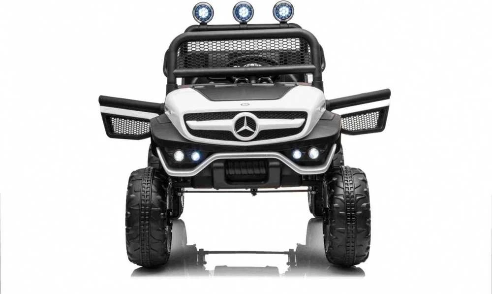 Ramiz Elektromobilis Mercedes Benz Unimog 4x4, Baltas