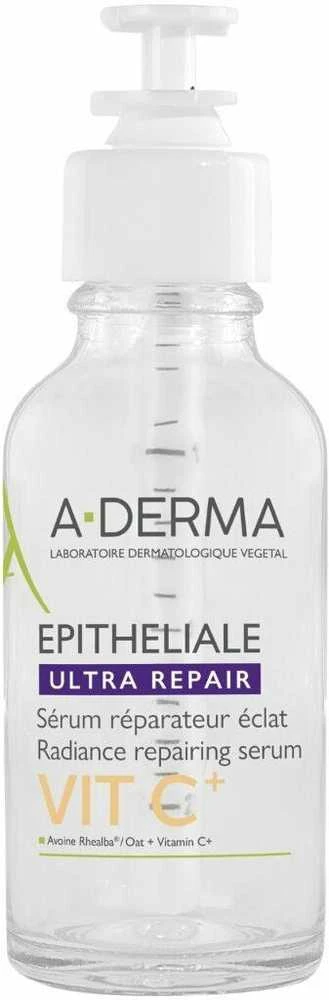 A-Derma Epitheliale Ultra Repair vitamino C spindesio suteikiantis serumas veidui, 30 ml