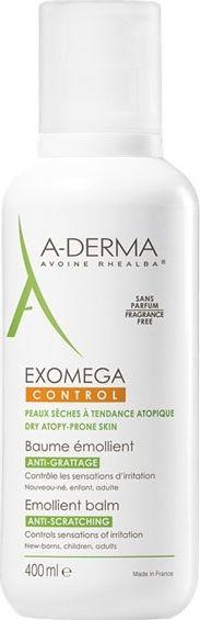 "A-Derma Exomega Control" minkštinamasis balzamas 400ml