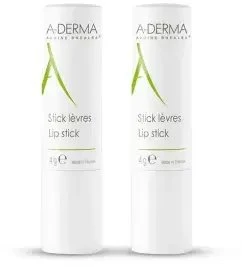 Set Duo A-Derma A-Derma Hydrates Lūpų balzamas Treatment, 2 vnt., 4 ml