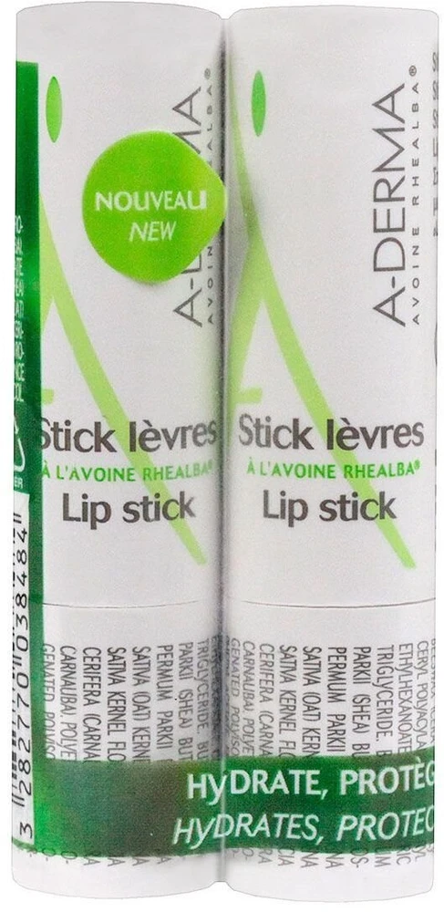 Set Duo A-Derma A-Derma Hydrates Lūpų balzamas Treatment, 2 vnt., 4 ml
